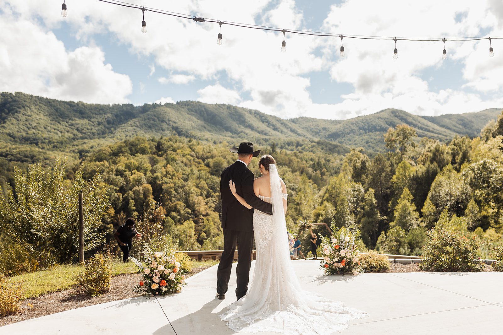 Mountain view wedding venue